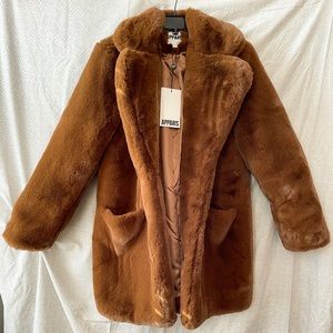Apparis Serena Coat - Brown
